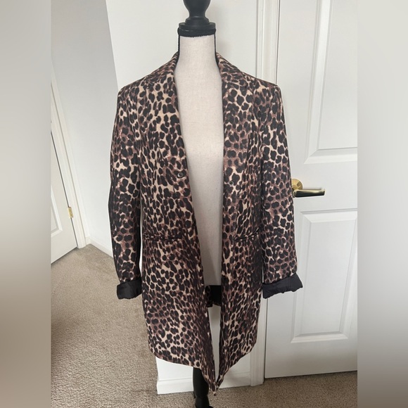 New York & Company Leopard print Peacoat - Picture 5 of 7